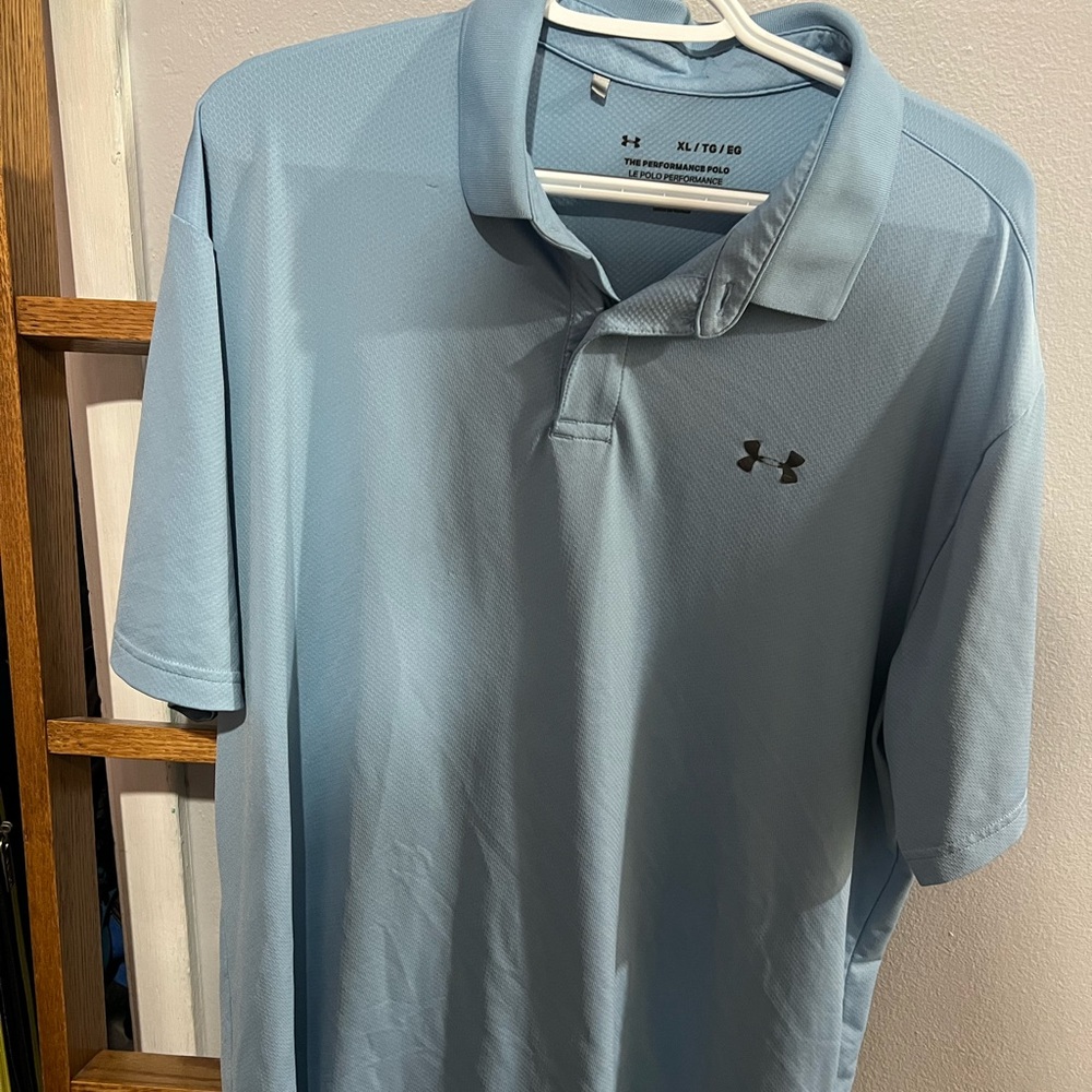 Under Armour Men's Blue Polo Shirt